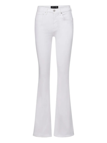  Veronica Beard Flare Five-pocket Jeans - White 