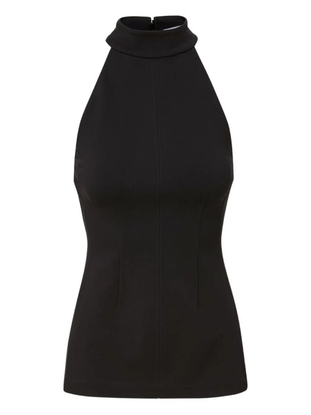 Veronica Beard Johanne Halterneck Top - Black 