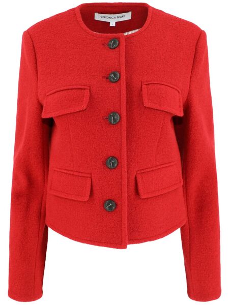  Veronica Beard Leslie Jacket - Red 