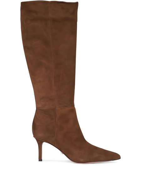  Veronica Beard Lisa Pointed Boots - Brown 