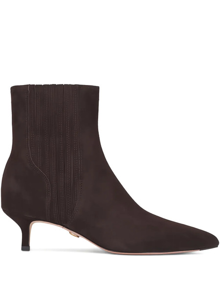  Veronica Beard Penny Strap Boots - Brown 