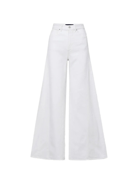  Veronica Beard Wide Jeans - White 