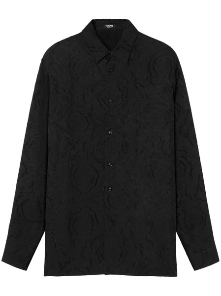  Versace Barocco Devor� Shirt - Black 
