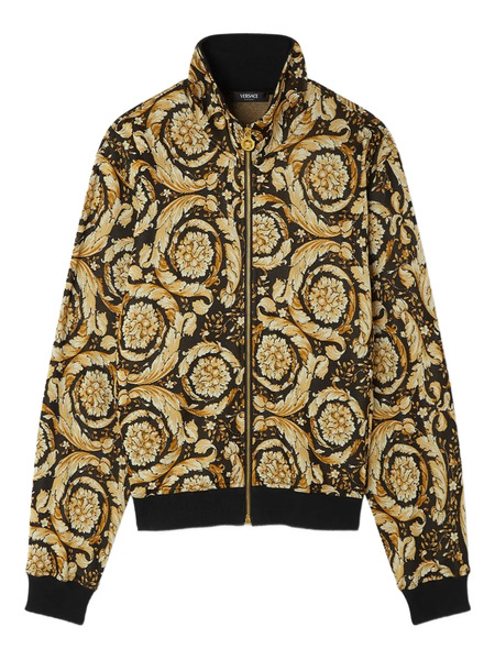  Versace Barocco Jacquard Sweatshirt - Black 