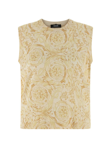  Versace Barocco Patterned Vest - Gold 