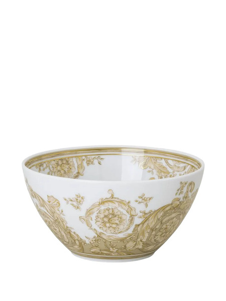  Versace Barocco-print Bowl - Neutrals 