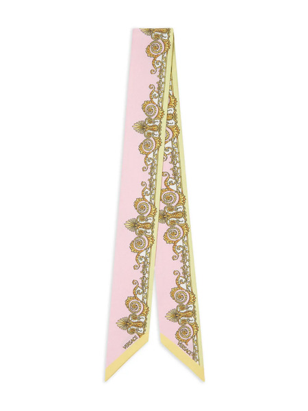  Versace Barocco-print Scarf - Pink 