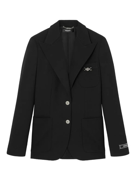  Versace Buttoned Blazer - Black 