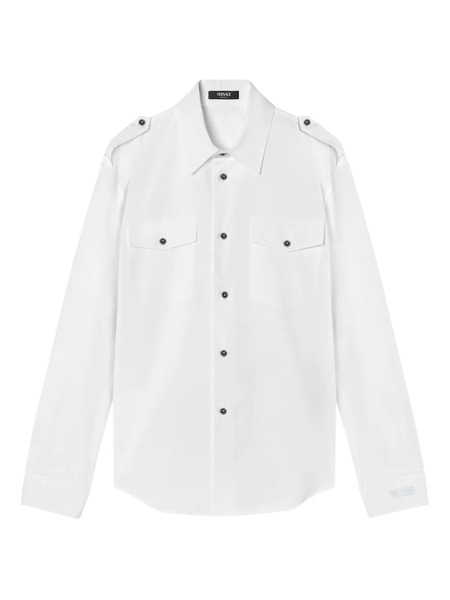  Versace Buttoned Pocket Shirt - White 
