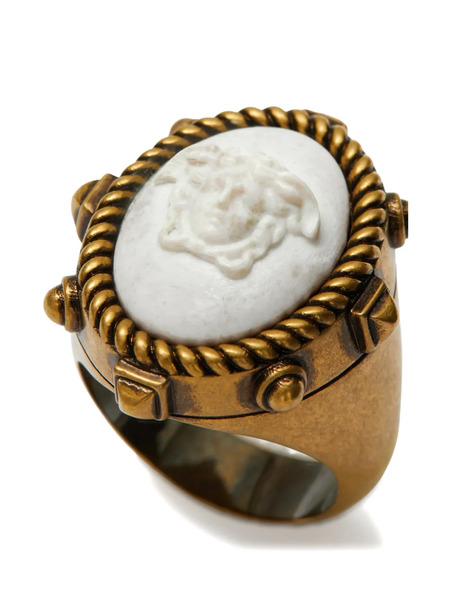  Versace Cameo Ring - Gold 