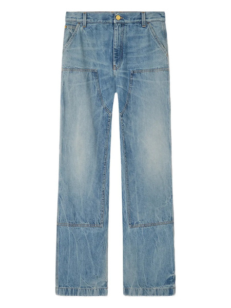  Versace Carpenter Utility-pocket Jeans - Blue 