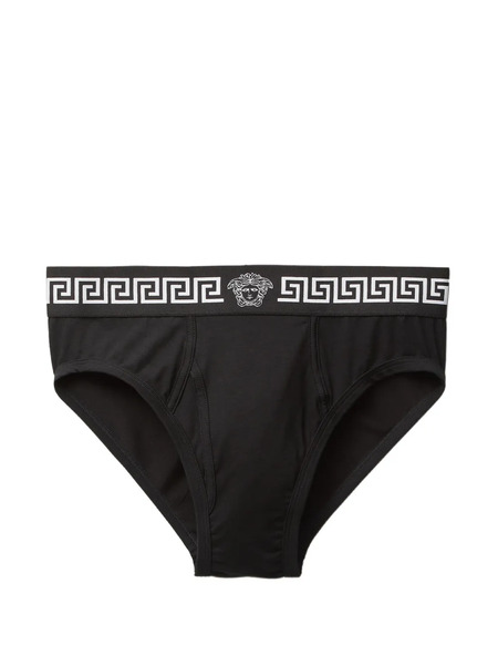 Versace Cotton-jersey Briefs - Black 