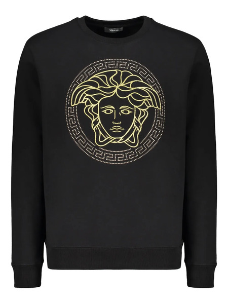  Versace Cotton Sweatshirt - Black 