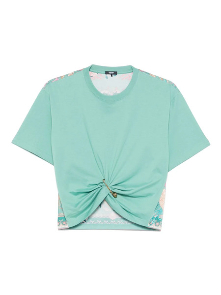  Versace Decorative Safety Pin T-shirt - Green 