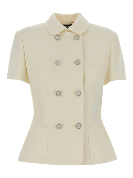  Versace Double-breasted Blazer - Neutrals 