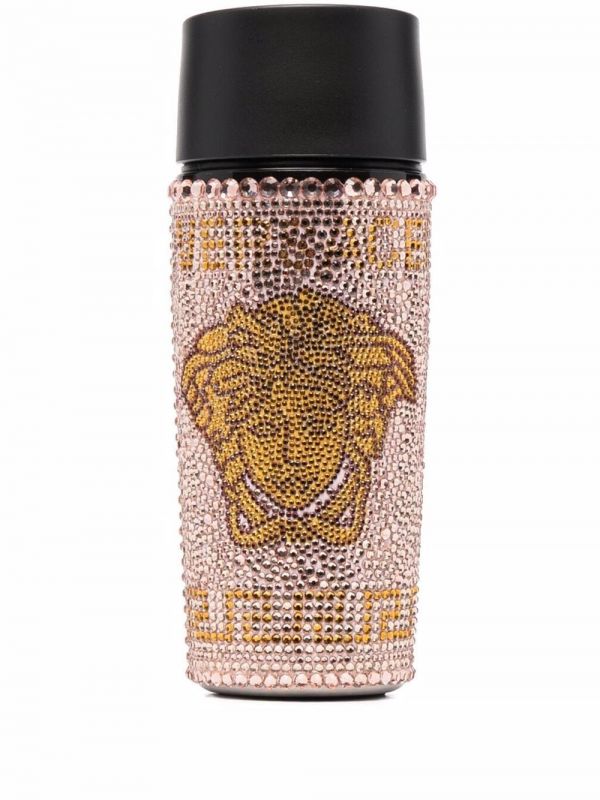  Versace Embellished-medusa Mug - Pink 
