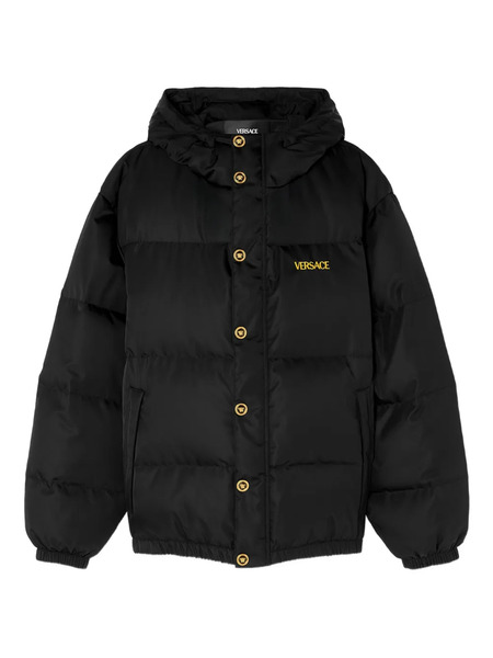  Versace Embroidered-logo Jacket - Black 