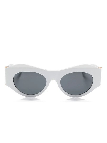  Versace Eyewear Cat Eye-frame Sunglasses - White 