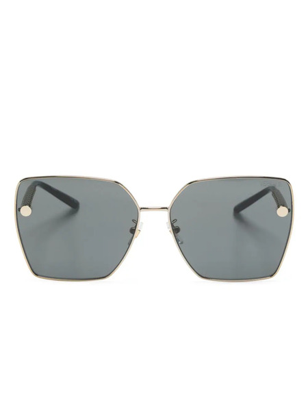  Versace Eyewear Oversize-frame Sunglasses - Gold 