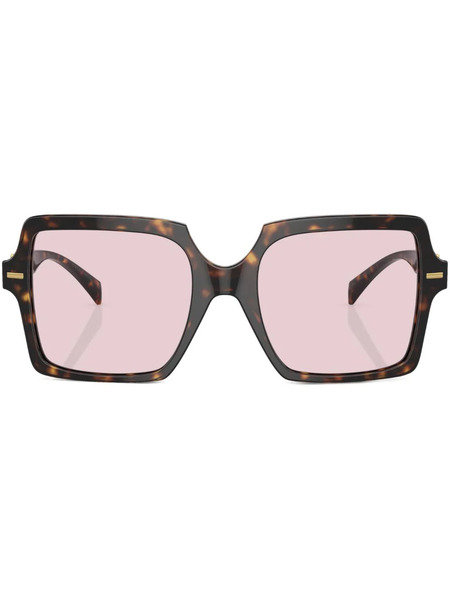  Versace Eyewear Oversize-frame Sunglasses - Green 