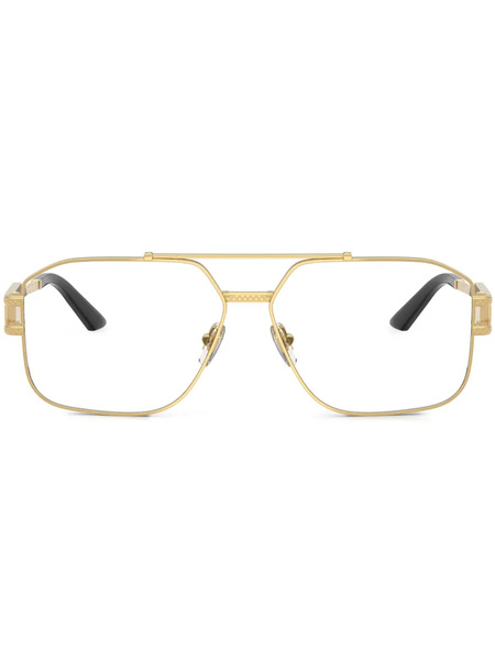  Versace Eyewear Pilot-frame Glasses - Gold 