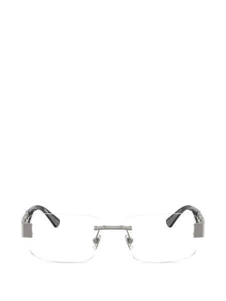  Versace Eyewear Rimless Pattern Glasses - Silver 