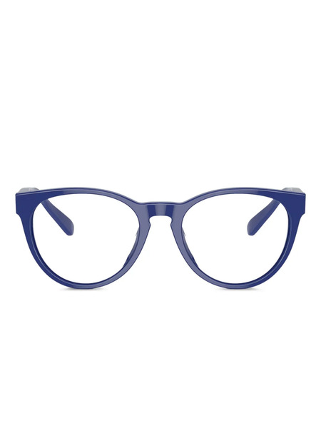  Versace Eyewear Round-frame Glasses - Blue 