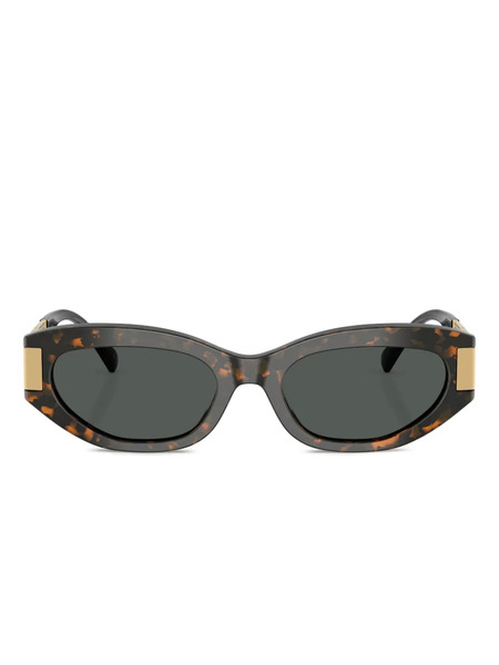  Versace Eyewear Round-frame Sunglasses - Green 