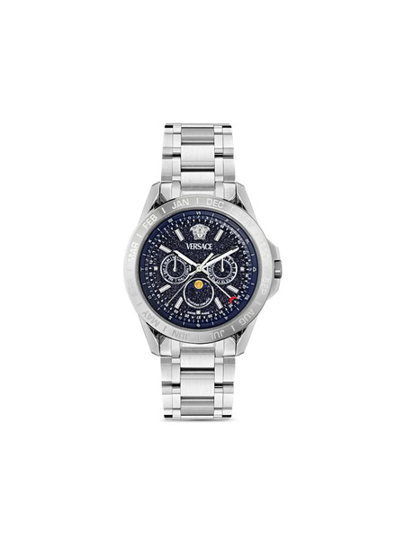  Versace Galaxy Moonphase 43mm - Silver 