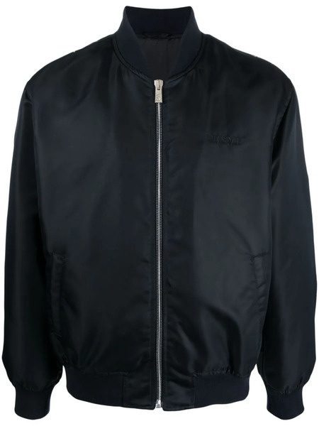  Versace Graphic-print Bomber Jacket - Blue 