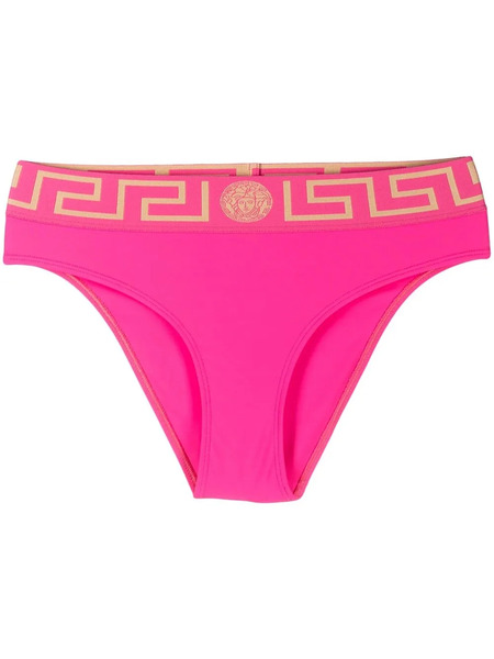  Versace Greca Border Bikini Bottoms - Pink 