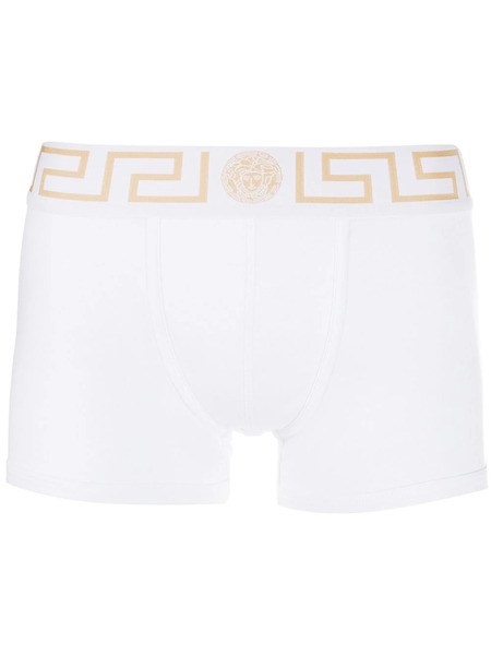  Versace Greca Border Boxer Briefs - White 