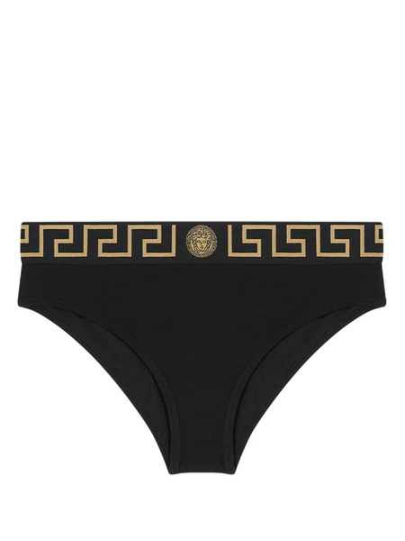  Versace Greca Border Briefs - Black 