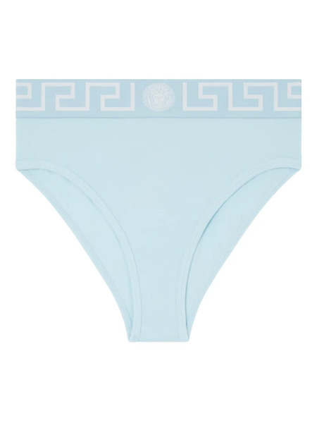  Versace Greca-border Briefs - Blue 