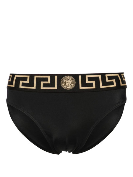  Versace Greca Border Swim Briefs - Black 
