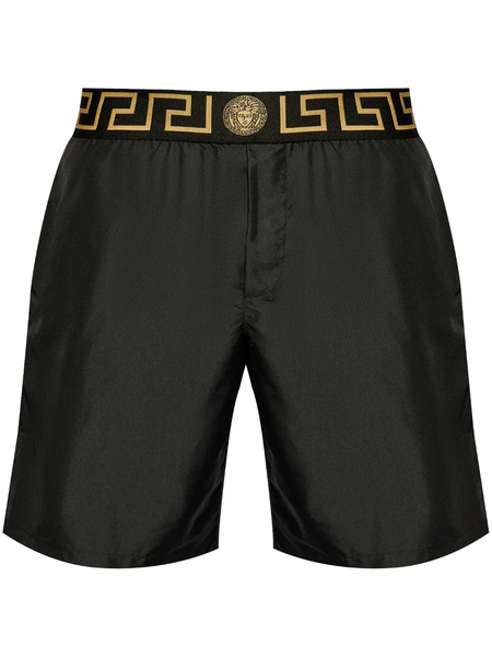  Versace Greca Border Swim Shorts - Black 
