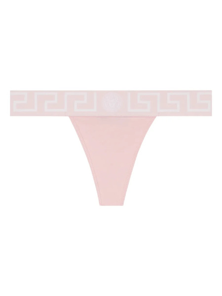  Versace Greca-border Thong - Pink 