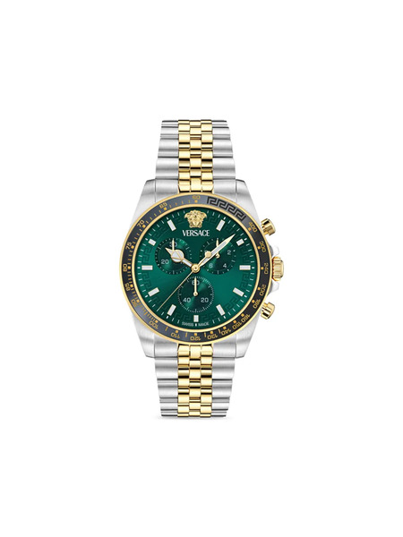  Versace Greca Chrono 43mm - Green 