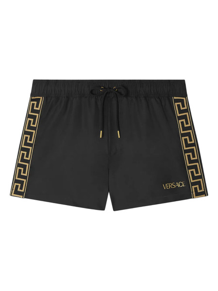  Versace Greca Drawstring Swim Shorts - Black 
