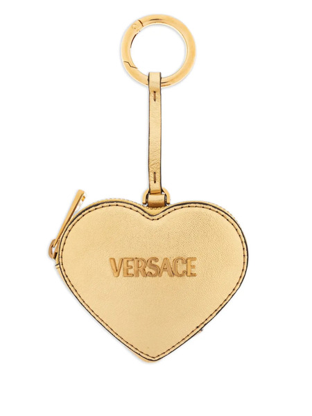  Versace Heart-shaped Keyring - Gold 