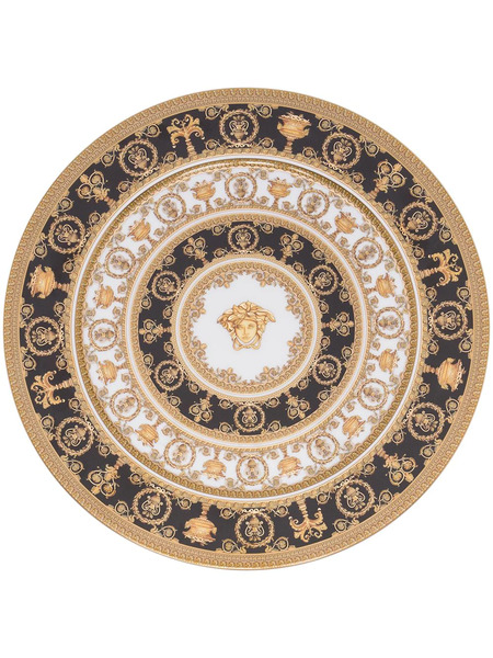  Versace I Heart Baroque Ceramic Plate (33cm) - Gold 