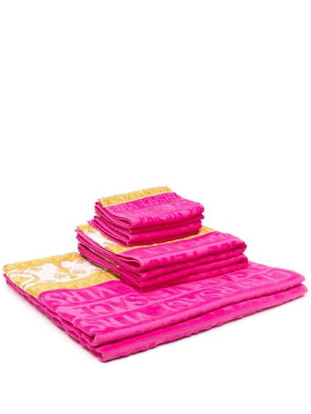  Versace I Love Baroque Bath Set (set Of Five) - Pink 
