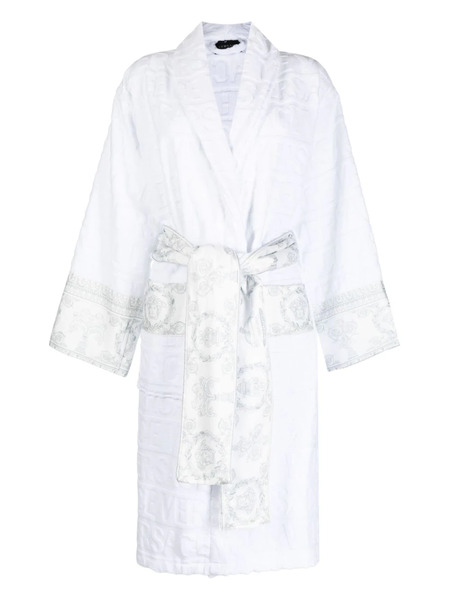  Versace I Love Baroque Bathrobe - White 