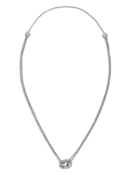  Versace Interlocking-design Necklace - Silver 