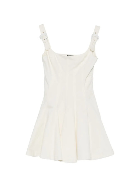  Versace Jeans Couture Buckle Strap Dress - Neutrals 