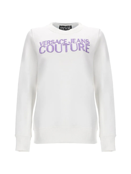  Versace Jeans Couture Chest Logo Sweater - White 