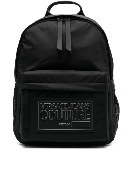  Versace Jeans Couture Logo-patch Backpack - Black 