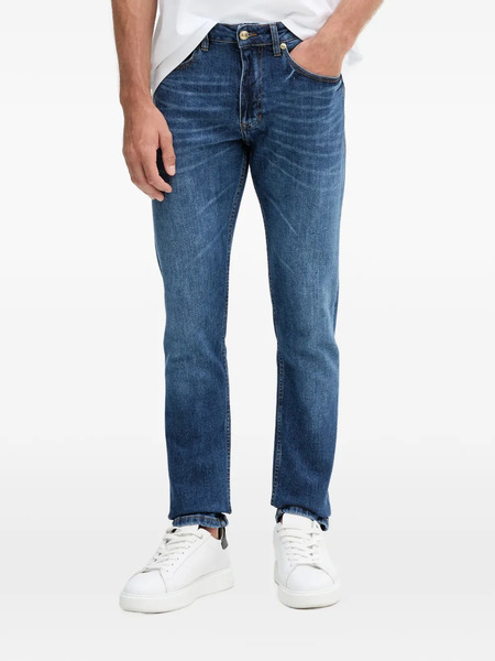  Versace Jeans Couture Logo-patch Belt-loop Jeans - Blue 