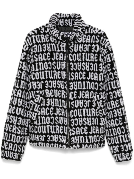  Versace Jeans Couture Logomania Teddy Jacket - Black 