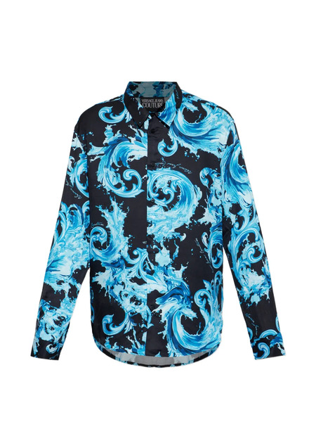  Versace Jeans Couture Patterned Shirt - Black 